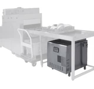 GETRA CHB-36 RACK CONVEYOR DISHWASHER / EXTERNAL HEAT SOURCE GAS BOOSTER